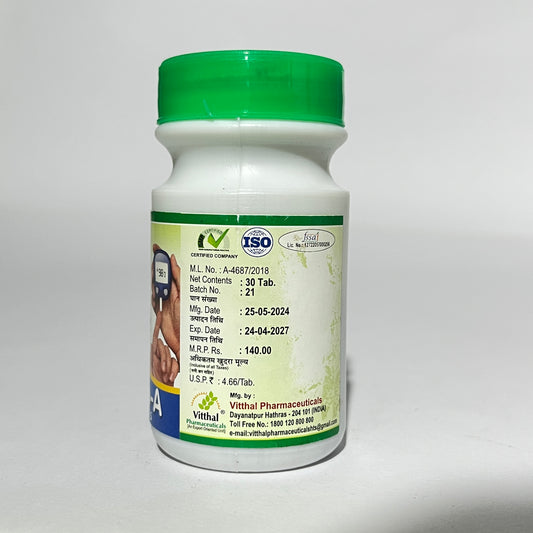 Diabo-A Tablets - Ayurvedic Blood Sugar Control & Diabetes Management Supplement