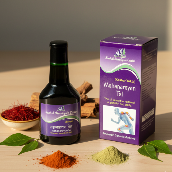 Mahanarayan Tel (Keshar Yukta) - Ayurvedic Pain Relief & Joint Care Oil
