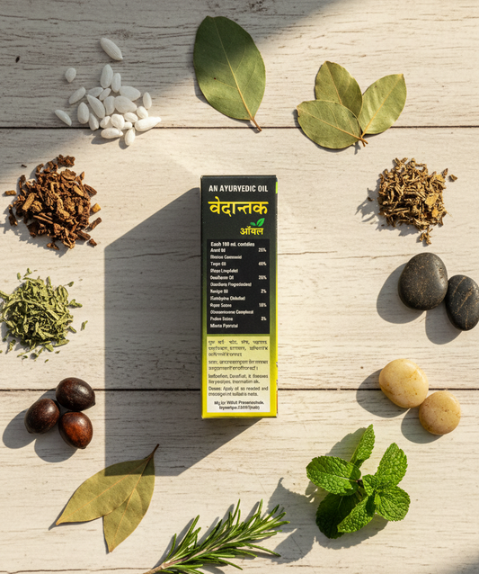 Vedantak Oil - Ayurvedic Pain Relief & Nerve Care Oil for Paralysis, Joint Pain & Rheumatism (100ml)