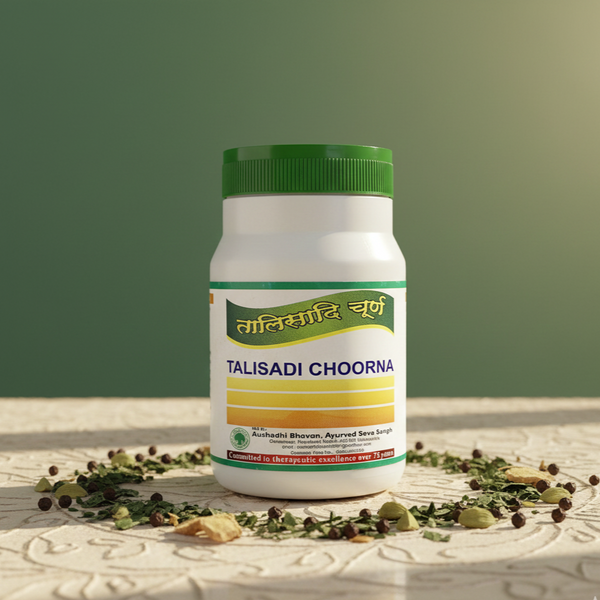 Talisadi Choorna - Ayurvedic Remedy for Cough, Cold & Respiratory Health