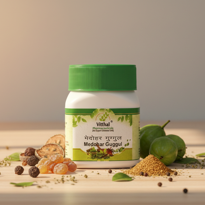 Medohar Guggul - Ayurvedic Fat Burner & Weight Management Tablets