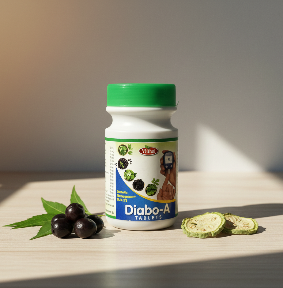 Diabo-A Tablets - Ayurvedic Blood Sugar Control & Diabetes Management Supplement