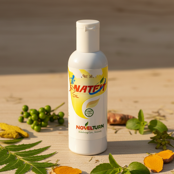 Natfit Oil - Ayurvedic Pain Relief Oil for Joint Pain, Arthritis & Body Ache