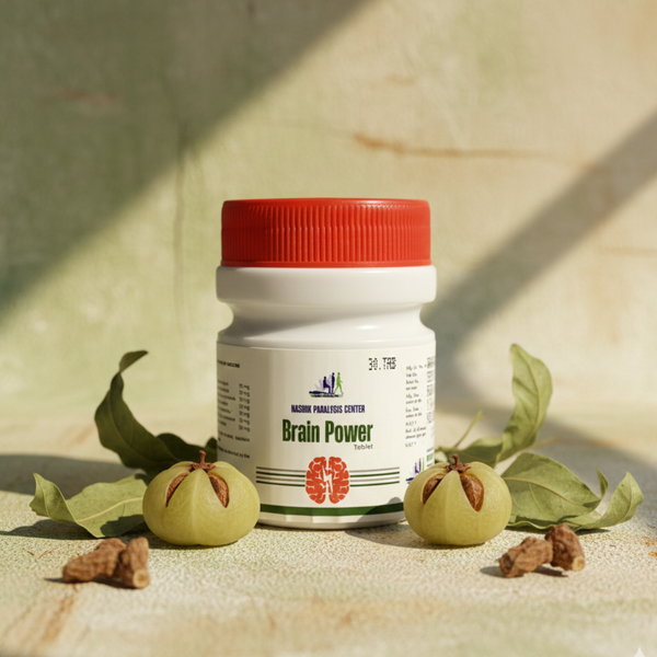 Brain Power Tablets - Ayurvedic Memory Booster & Mental Clarity Supplement