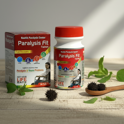 Paralysis Fit Tablet - Ayurvedic Medicine for Paralysis & Nerve Recovery (30 Tablets)