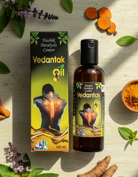 Vedantak Oil - Ayurvedic Pain Relief & Nerve Care Oil for Paralysis, Joint Pain & Rheumatism (100ml)