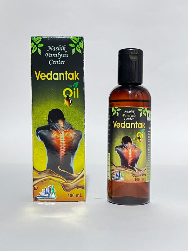 Vedantak Oil - Ayurvedic Pain Relief & Nerve Care Oil for Paralysis, Joint Pain & Rheumatism (100ml)