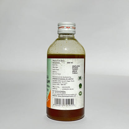 Chandanabala Lakshadi Thailam - Ayurvedic Cooling Oil for Skin, Body & Joint Wellness (Sitaram Ayurveda)