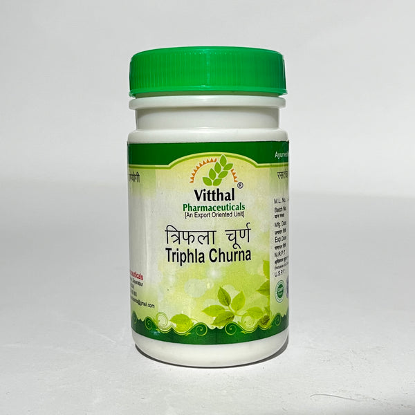 Triphla Churna - Ayurvedic Digestive Cleanser & Detox Formula (50g)