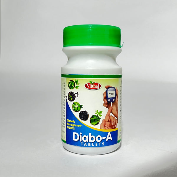 Diabo-A Tablets - Ayurvedic Blood Sugar Control & Diabetes Management Supplement