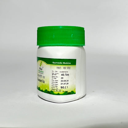 Tribhuvankeerti Ras - Ayurvedic Fever & Immunity Booster Tablets (40 Tabs)