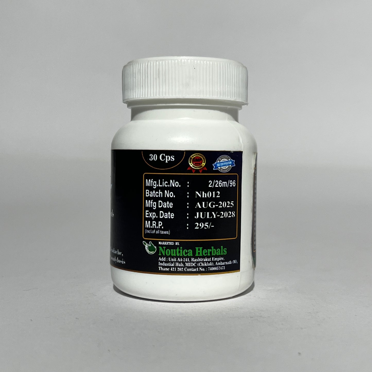 Rujhar Gold Capsules - Ayurvedic Joint Pain & Arthritis Relief Formula