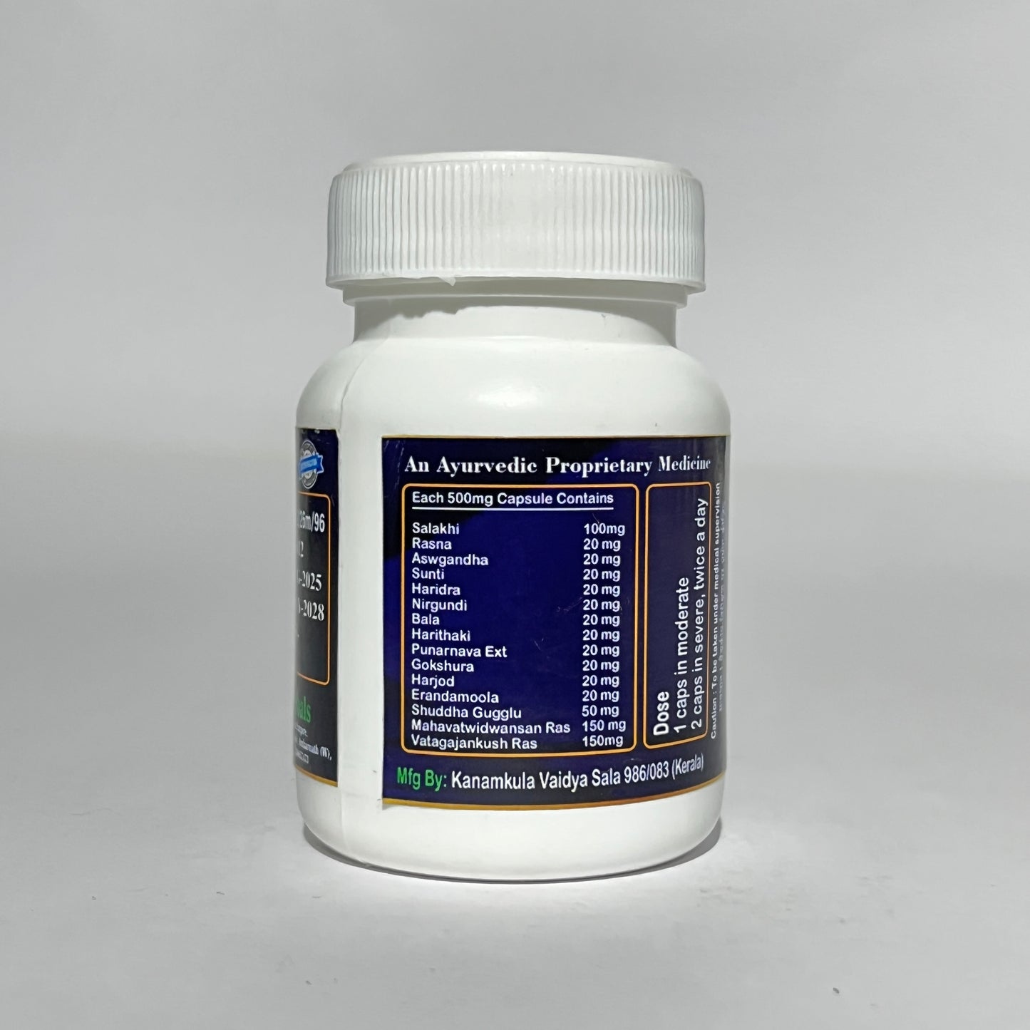 Rujhar Gold Capsules - Ayurvedic Joint Pain & Arthritis Relief Formula