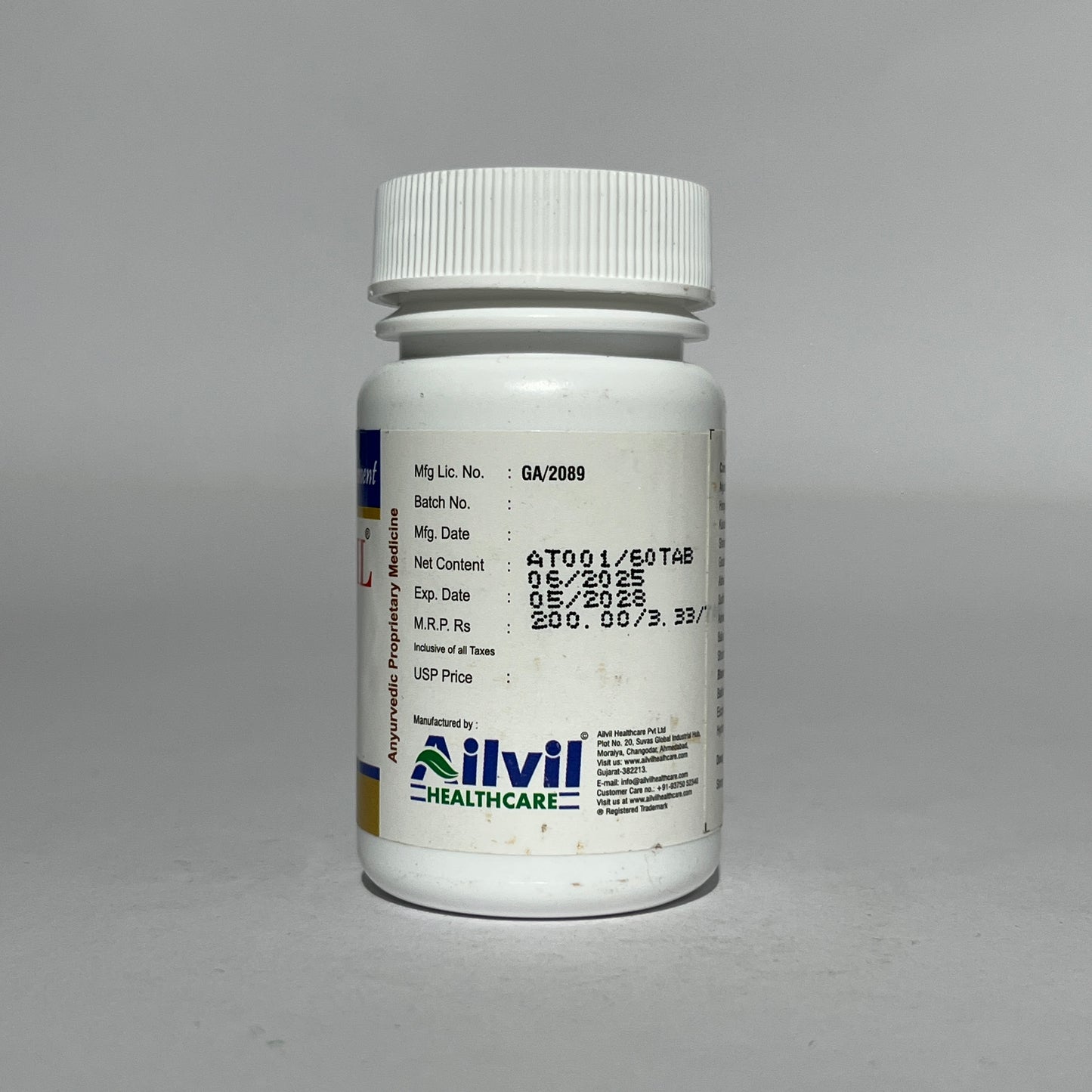 Asthivil Tablets - Ayurvedic Bone & Joint Strength Supplement (50 Tabs)