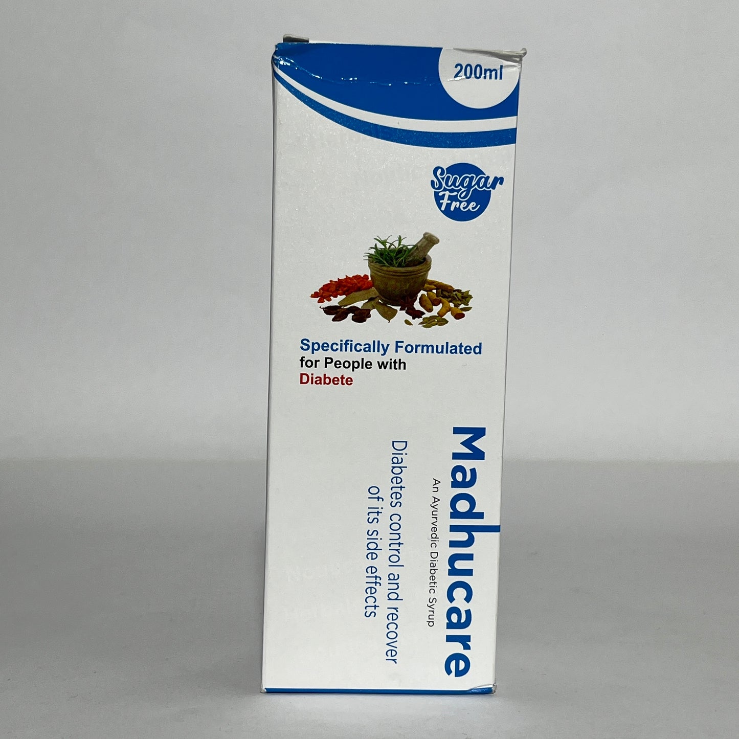 Madhucare Ayurvedic Diabetic Syrup - Natural Sugar Control & Immunity Support (200ml, Sugar-Free)