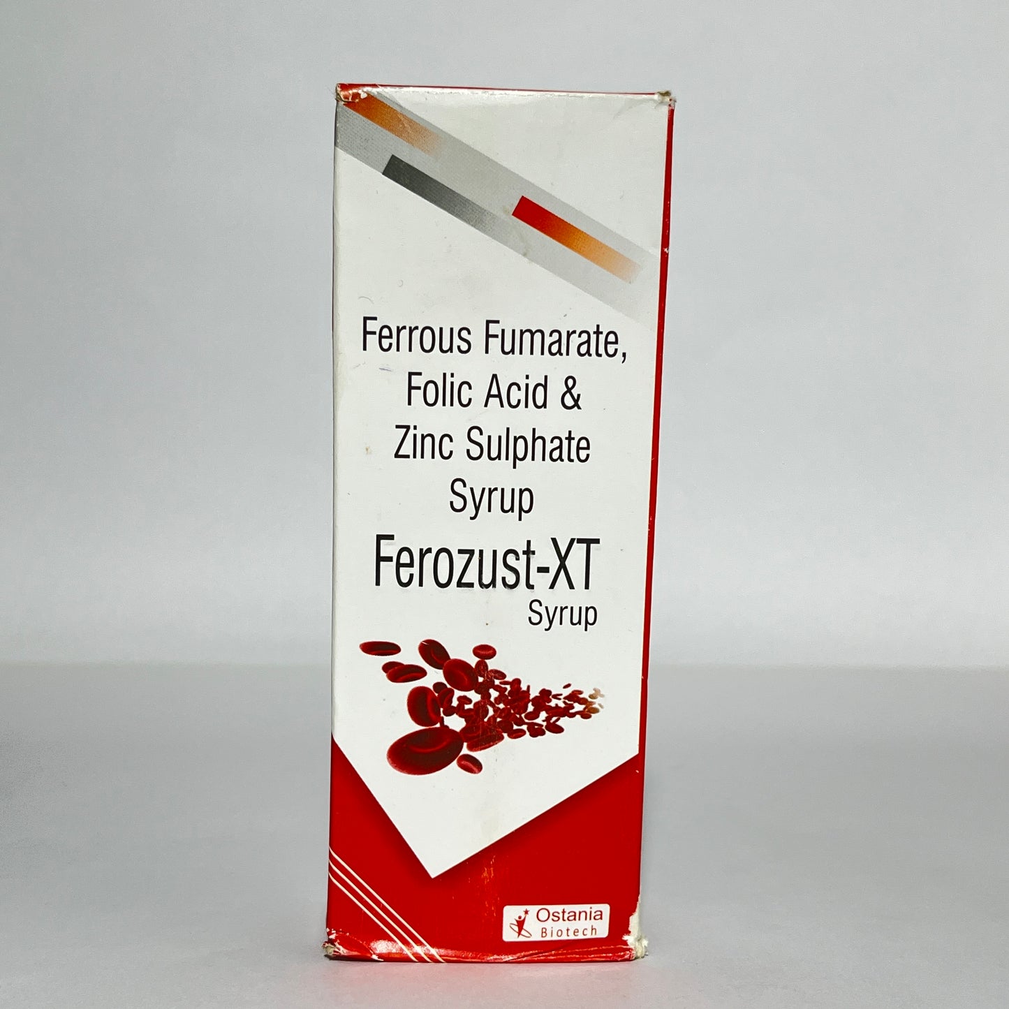Ferozust-XT Syrup - Iron, Folic Acid & Zinc Supplement for Anemia & Fatigue (200ml)