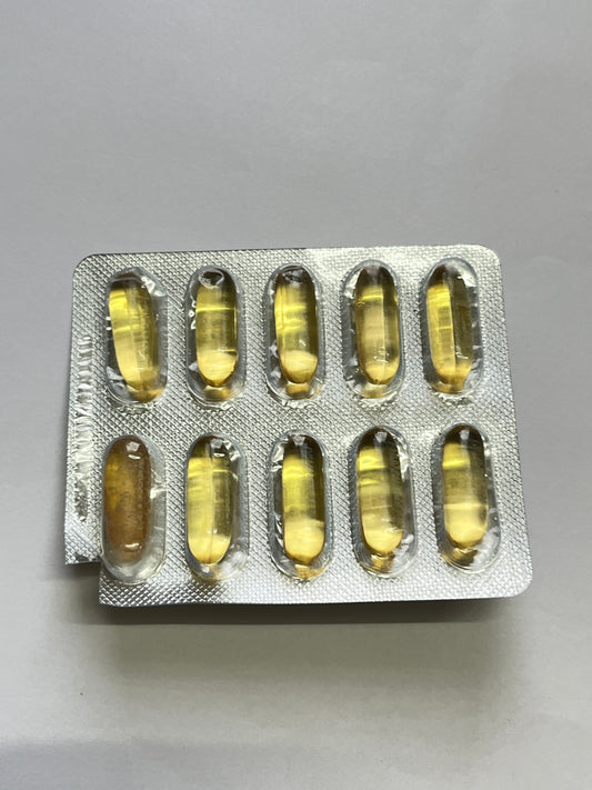 Castrolax Castor Oil Capsules - Natural Ayurvedic Laxative for Constipation Relief (700mg)
