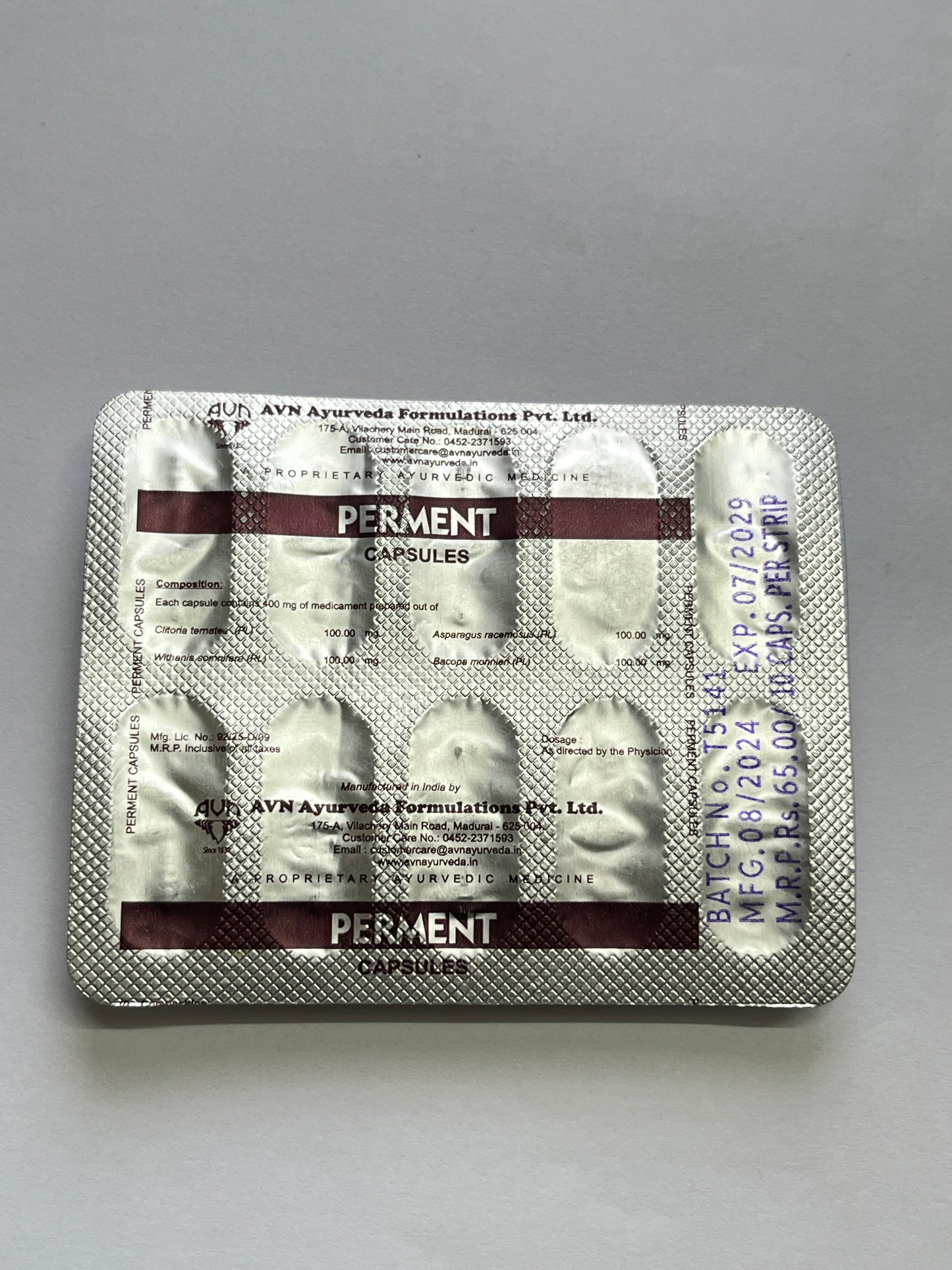 Perment Capsules - Ayurvedic Support for Male Vitality, Confidence & Performance