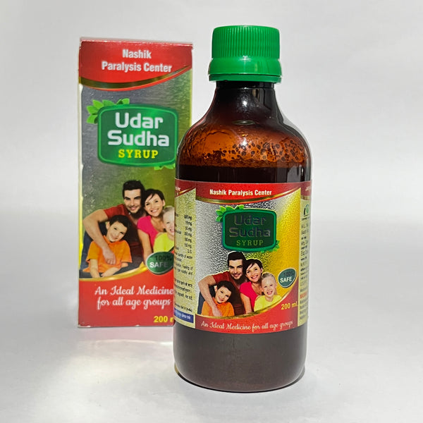 Udar Sudha Syrup – Ayurvedic Digestive Tonic for Gas, Acidity & Indigestion Relief